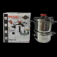 زودپز دوقلوی مکسی 4 و 6 لیتر درب کلیپسی