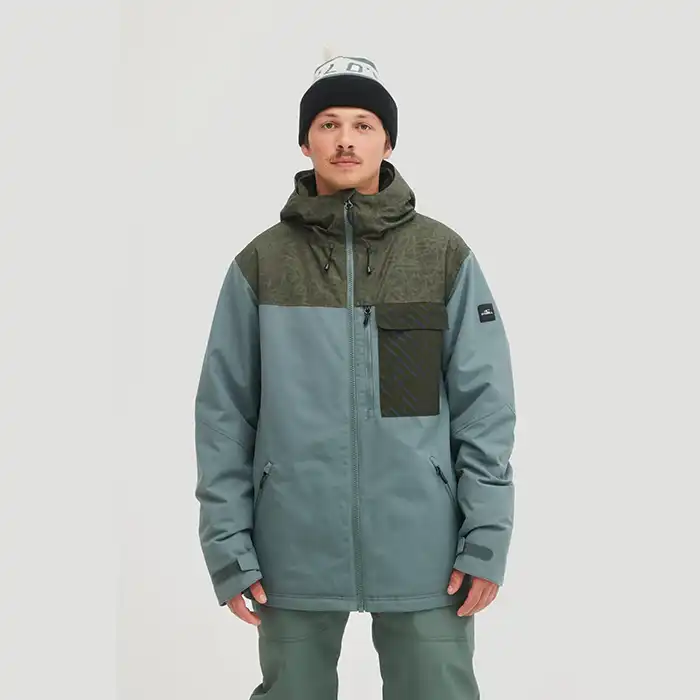 کاپشن اسکی مردانه O'NEILL UTILITY HYBRID BALSAM GREEN