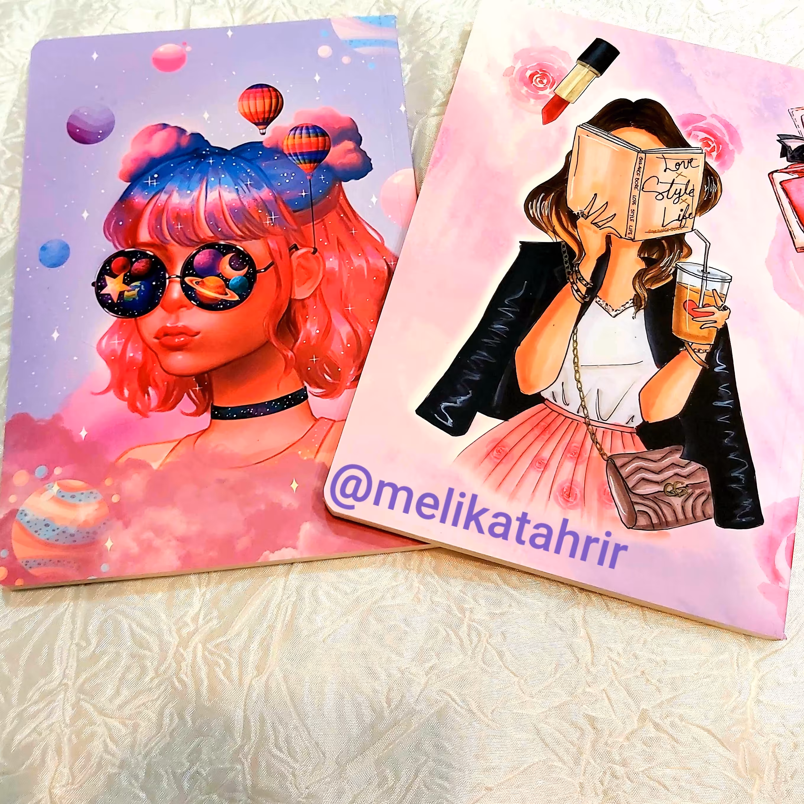 دفتر مشق 50 برگ فانتزی سویل طرح های دخترانه