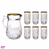 سرویس پارچ و لیوان 7 پارچه نوری تازه مدل سولو