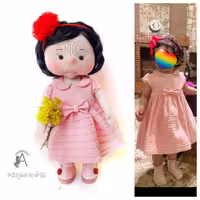 عروسک دستسازصورت برجسته  سه بعدی برند ارغوان