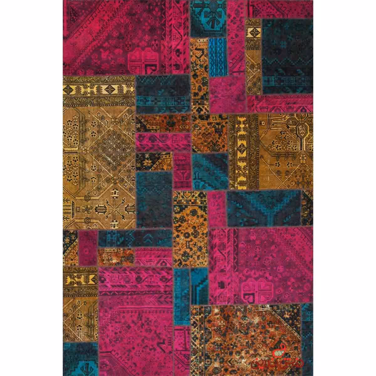 فرش دستباف کلاژ کد 774