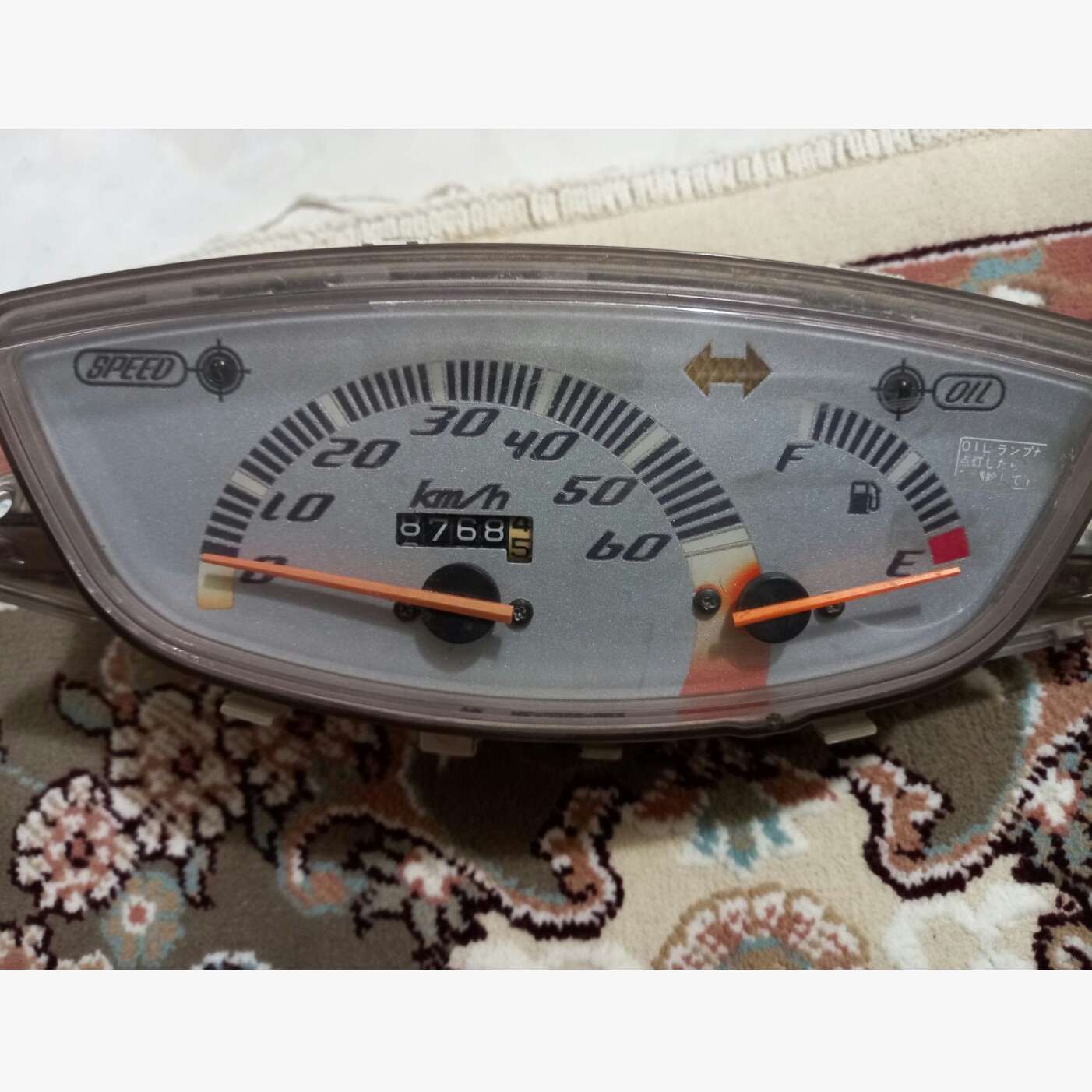 کیلومتر موتور پاکشتی 50 سی سی هوندا دیو 2 زمانه اصل ژاپن
