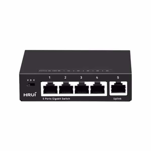 سوئیچ شبکه5 پورت HRUI مدل HR-SW0050