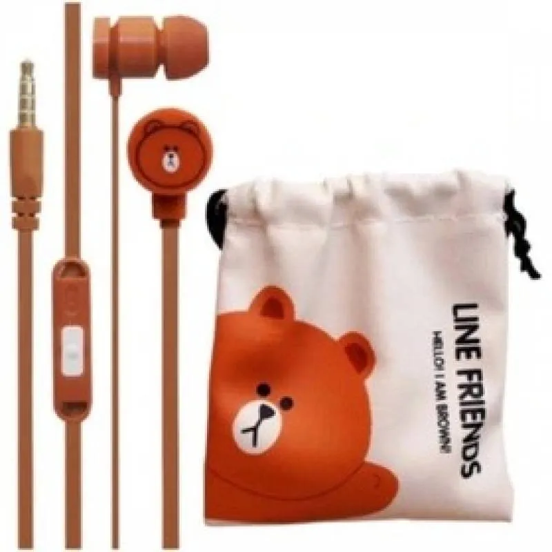 هندزفری عروسکی مدل Line-Friends-XY-02