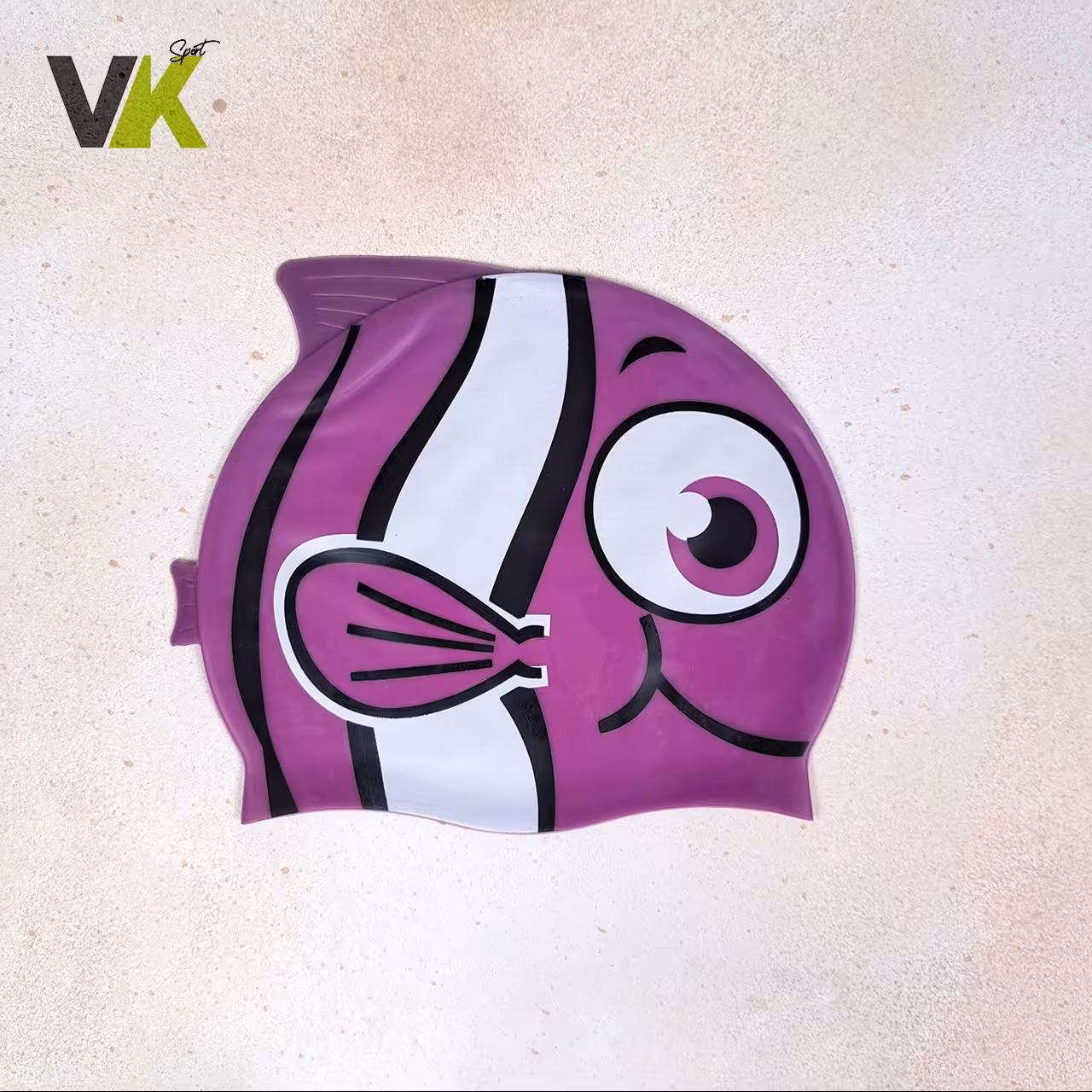 کلاه شنا بچه گانه  مدل ماهی بنفش قبل از ثبت سفارش موجودی بگیرید