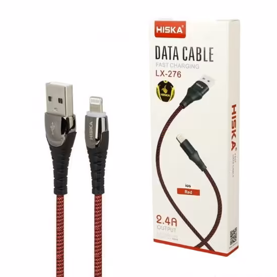 کابل آیفون (lightning) هیسکا (HISKA) طول 1 متر مدل LX-276

