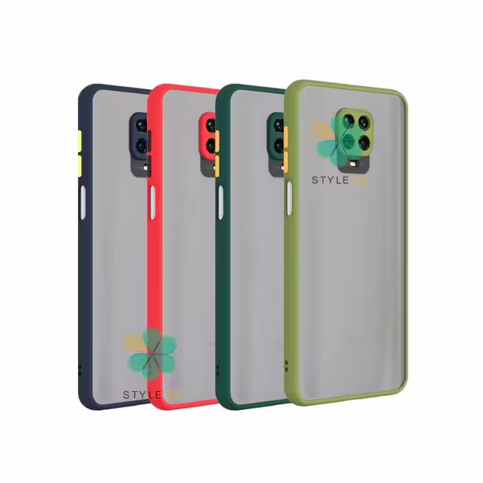 قاب گوشی شیائومی Xiaomi Redmi Note 9 Pro Max مدل پشت مات محافظ لنزدار