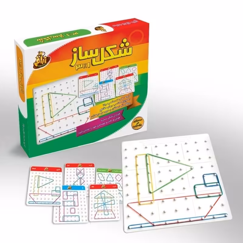 بازی فکری مدل تخته شکل ساز3در1 زرافه
