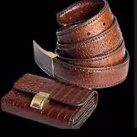 ست چرمی دستدوز 