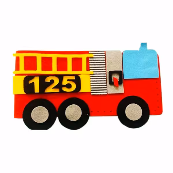 کاردستی جامدادی آتش نشانی خیاط کوچولو