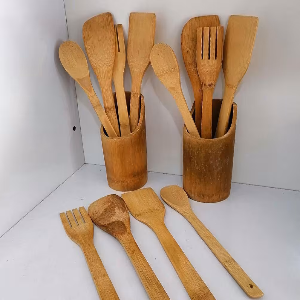 سرویس6عددی کفگیر  چوبی(بامبو)