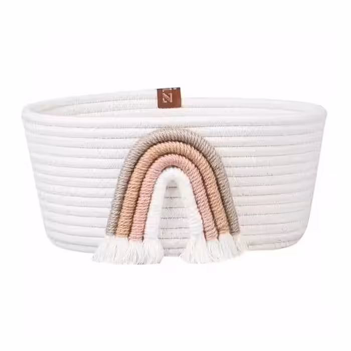 سبد اکسسوری گرد بزرگ ایسیز مدل رنگین کمان