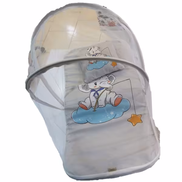 پشه بند نوزادی طرح فیل دنیز