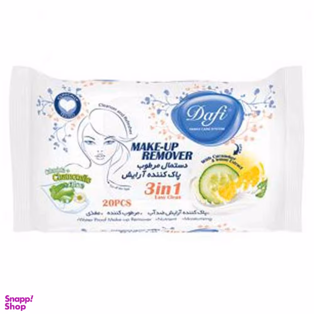 دستمال منسوج نبافته مرطوب آرایشی اکسترا دافی (Duffy) بسته 27 برگ