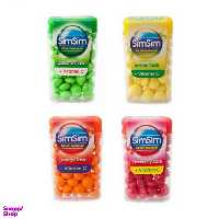 قرص خوشبو کننده دهان سیم سیم (Simsim) مدل Vitamin C مجموعه 4 عددی