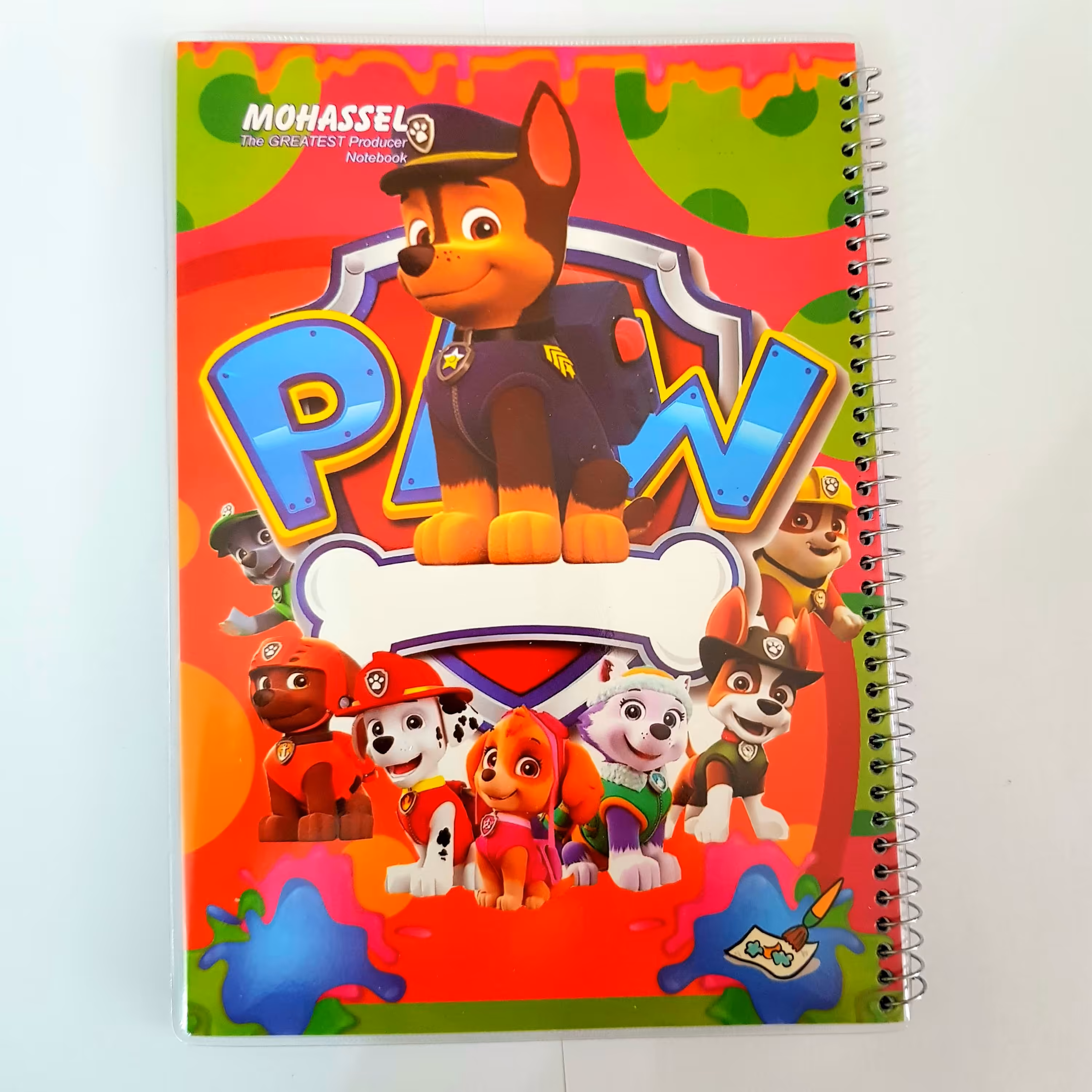 دفتر مشق حاشیه دار و طراحی شده سگهای نگهبان