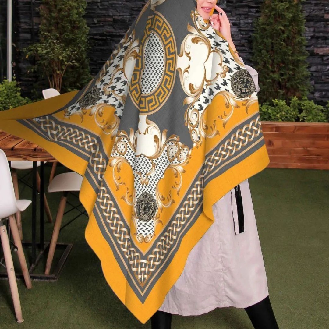 روسری نخی سبک قواره دار