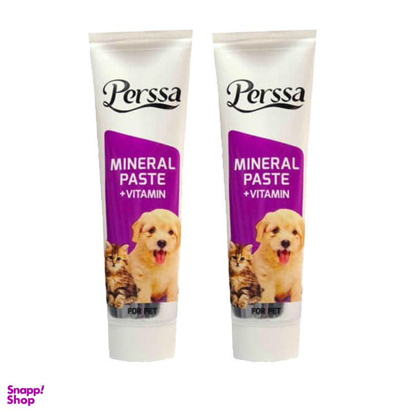 خمیر مینرال سگ و گربه پرسا مدل Mineral وزن 100 گرم بسته 2 عددی