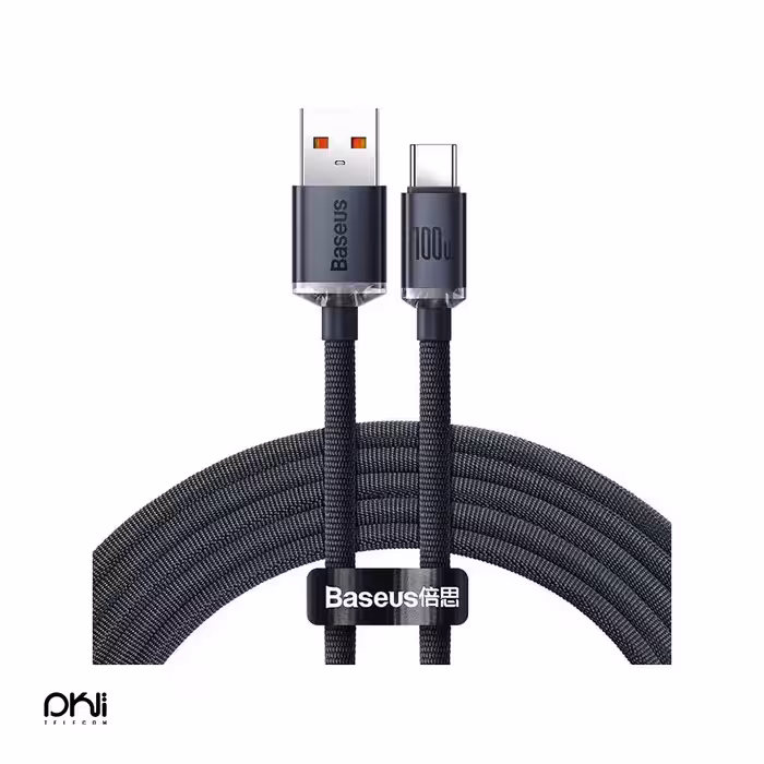 کابل سوپر فست شارژ USB TO TYPE-C بیسوس 100 وات 1.2 متری - تلکام