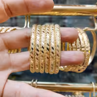 النگو رنگ ثابت  پک سه عددی مارک دار و شماره دار دلبر اکسسوری