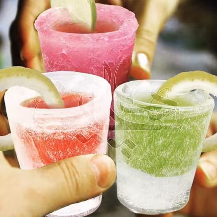 قالب یخ طرح شات دوازده تایی - جنس پلاستیک مرغوب - مناسب پذیرایی