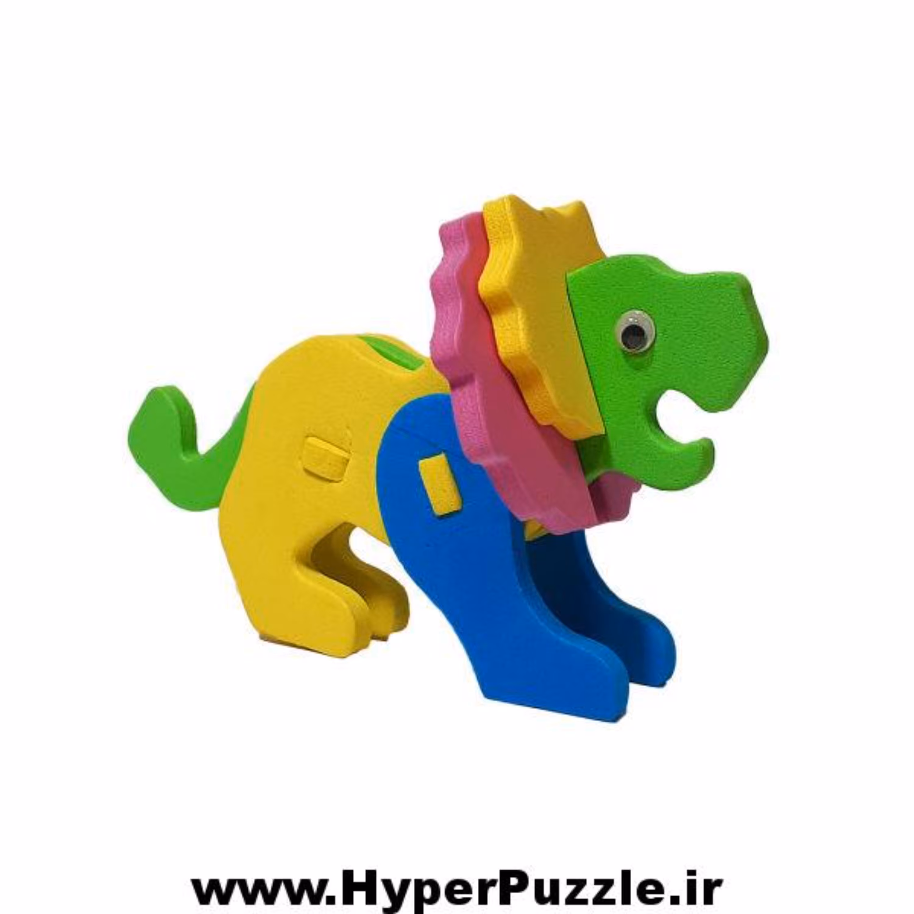 پازل فومی سه بعدی طرح پلنگ