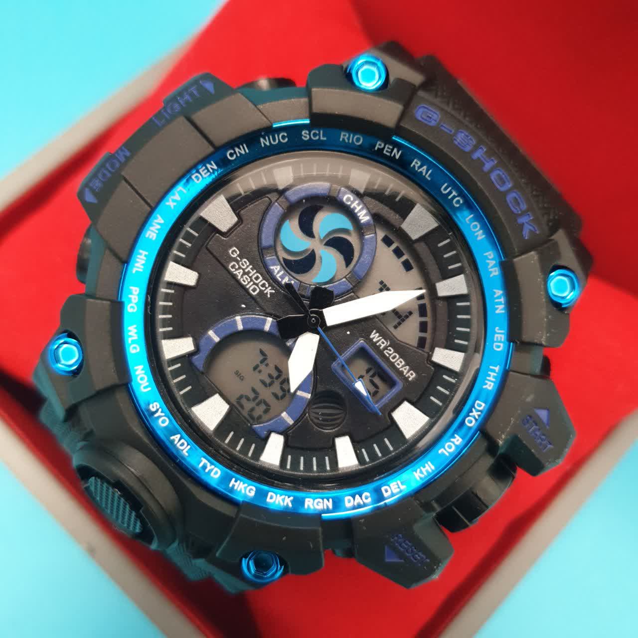 ساعت مردانه پسرانه اسپرت جی شاک دو زمانه G shock