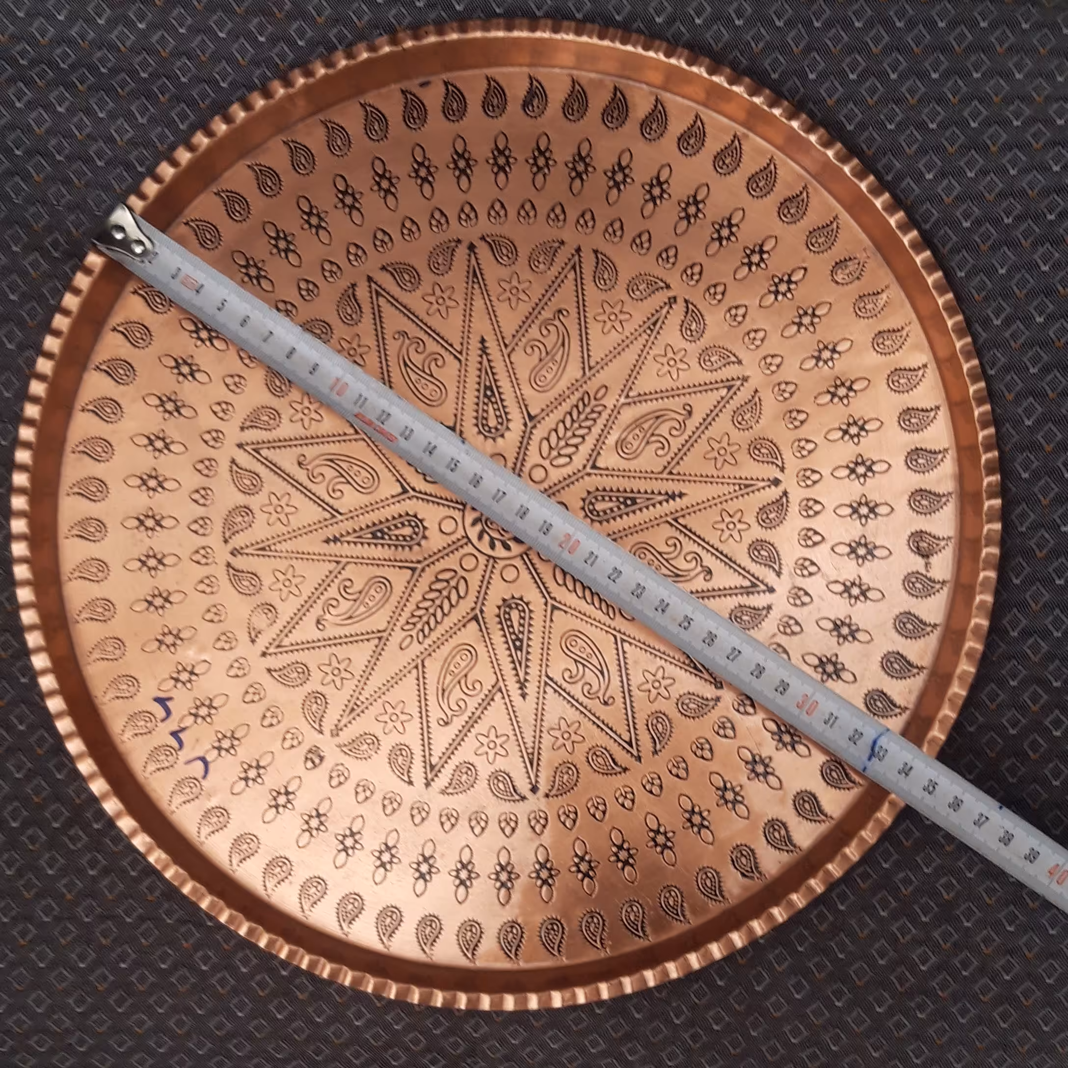 سینی مسی نانو قطر 35(770 گرم)