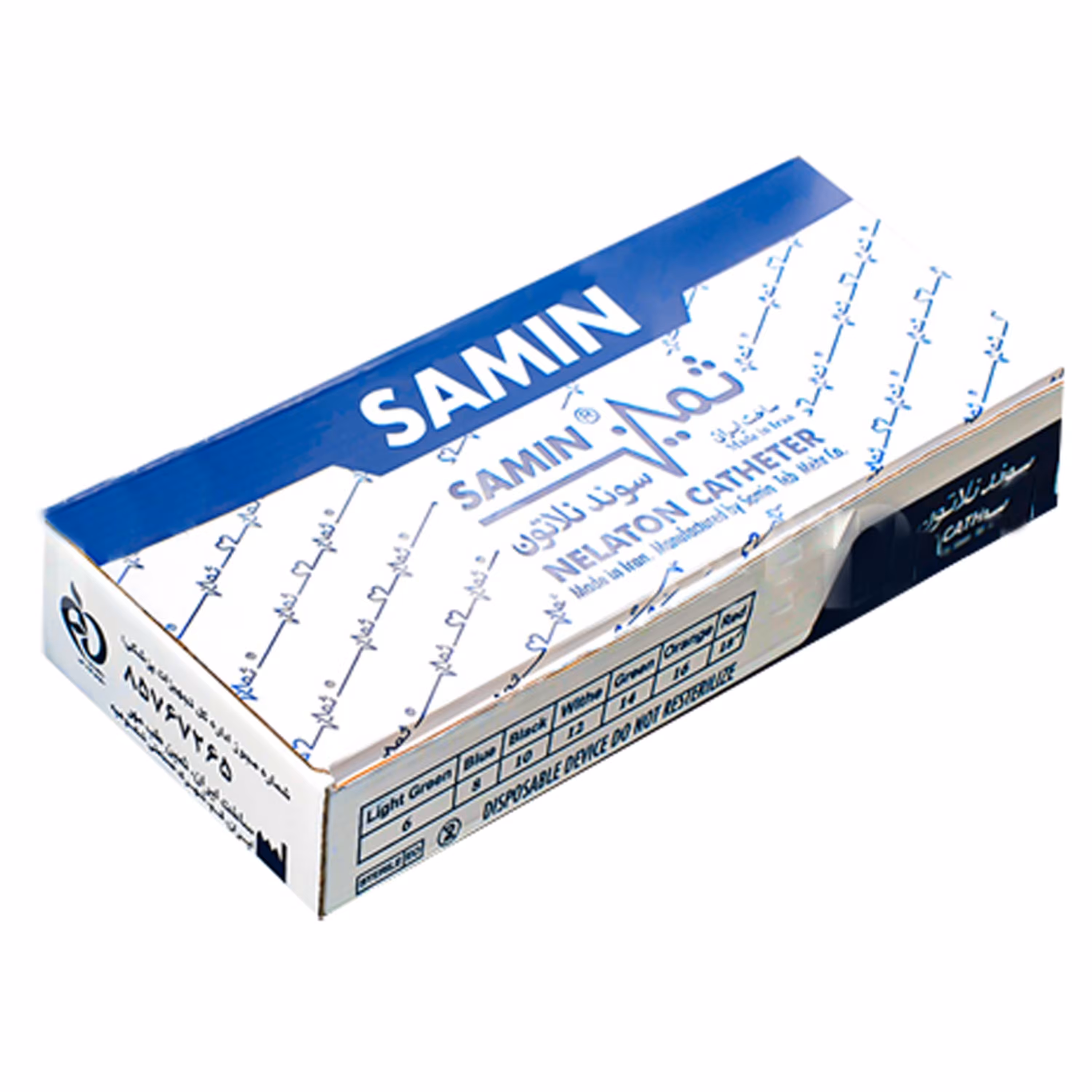 سوند نلاتون ثمین سفید سایز 12 . بسته 60 عددی ( 3015000129)