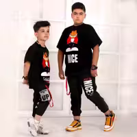 ست لانگ پسرانه مدل گارفیلد