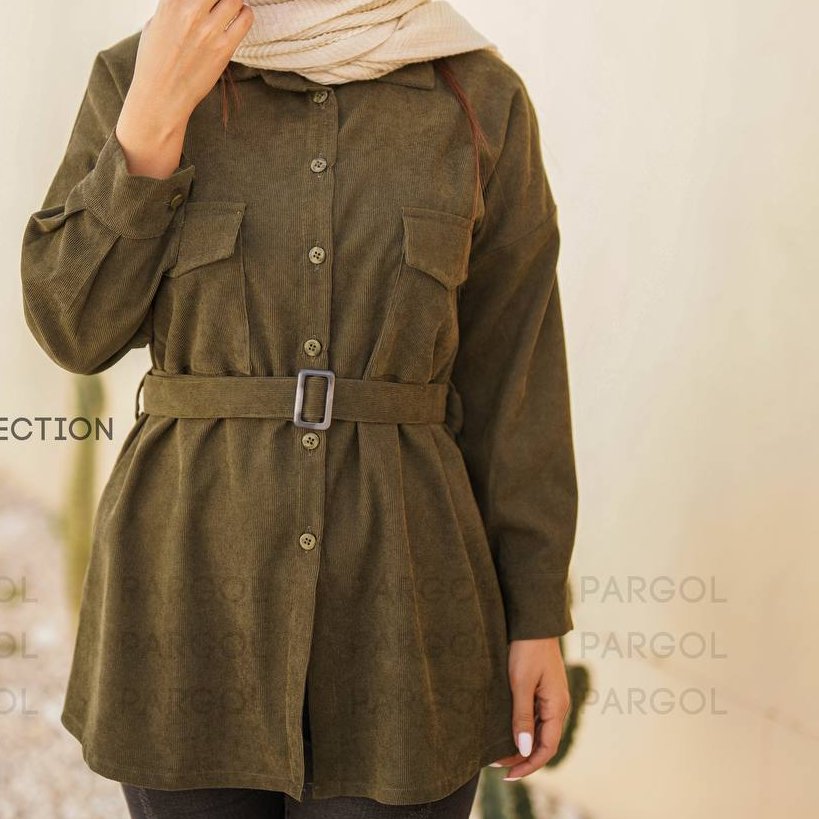 مانتو مخمل کبریتی درجه یک پانک