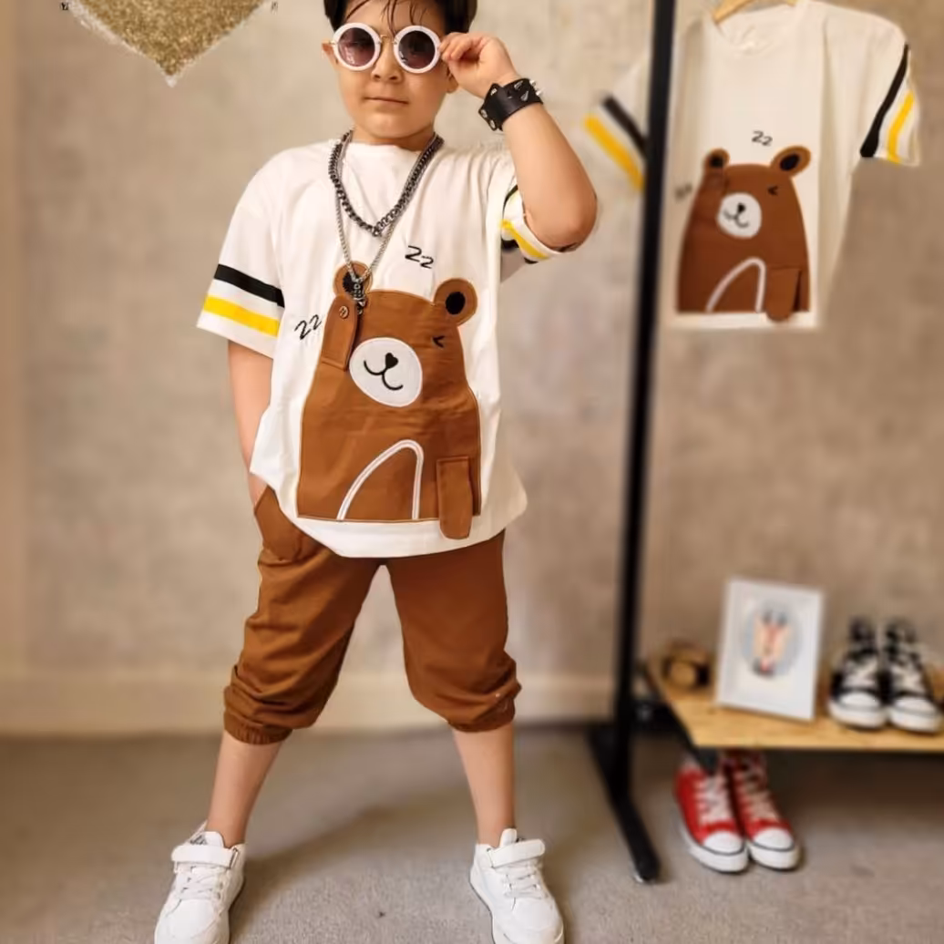 ست خرس 22 اسپرت خواهر برادری مناسب سایز 40تا 55