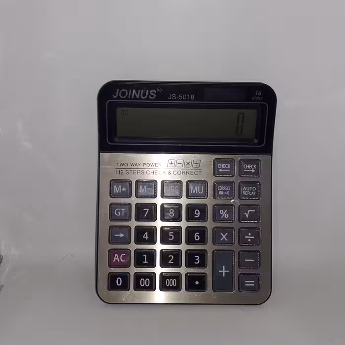 ماشین حساب رومیزی بزرگ مارک جوینوس 5018ـjsسه صفر دار