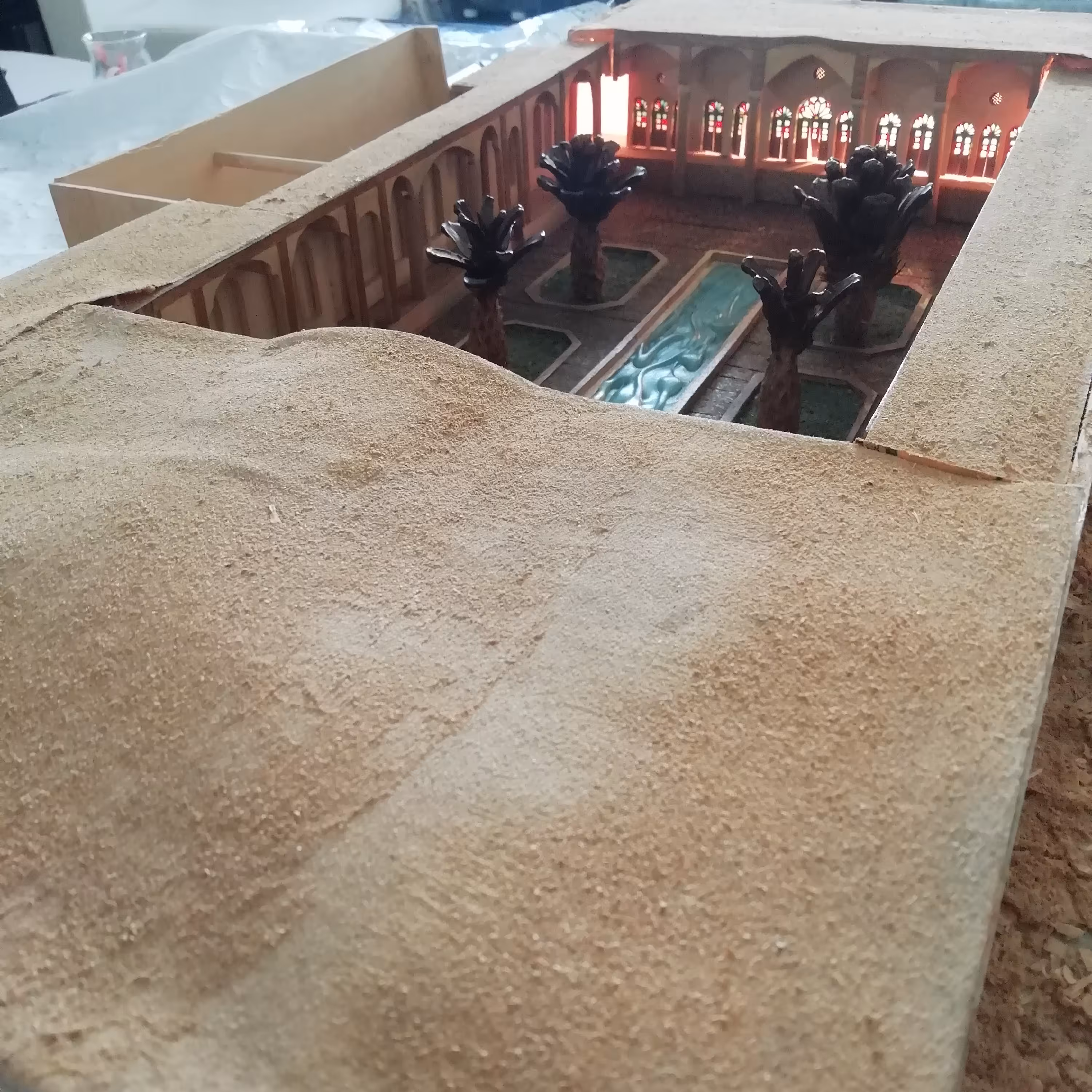 ماکت خانه تاریخی اصفهان دوره قاجاریه 