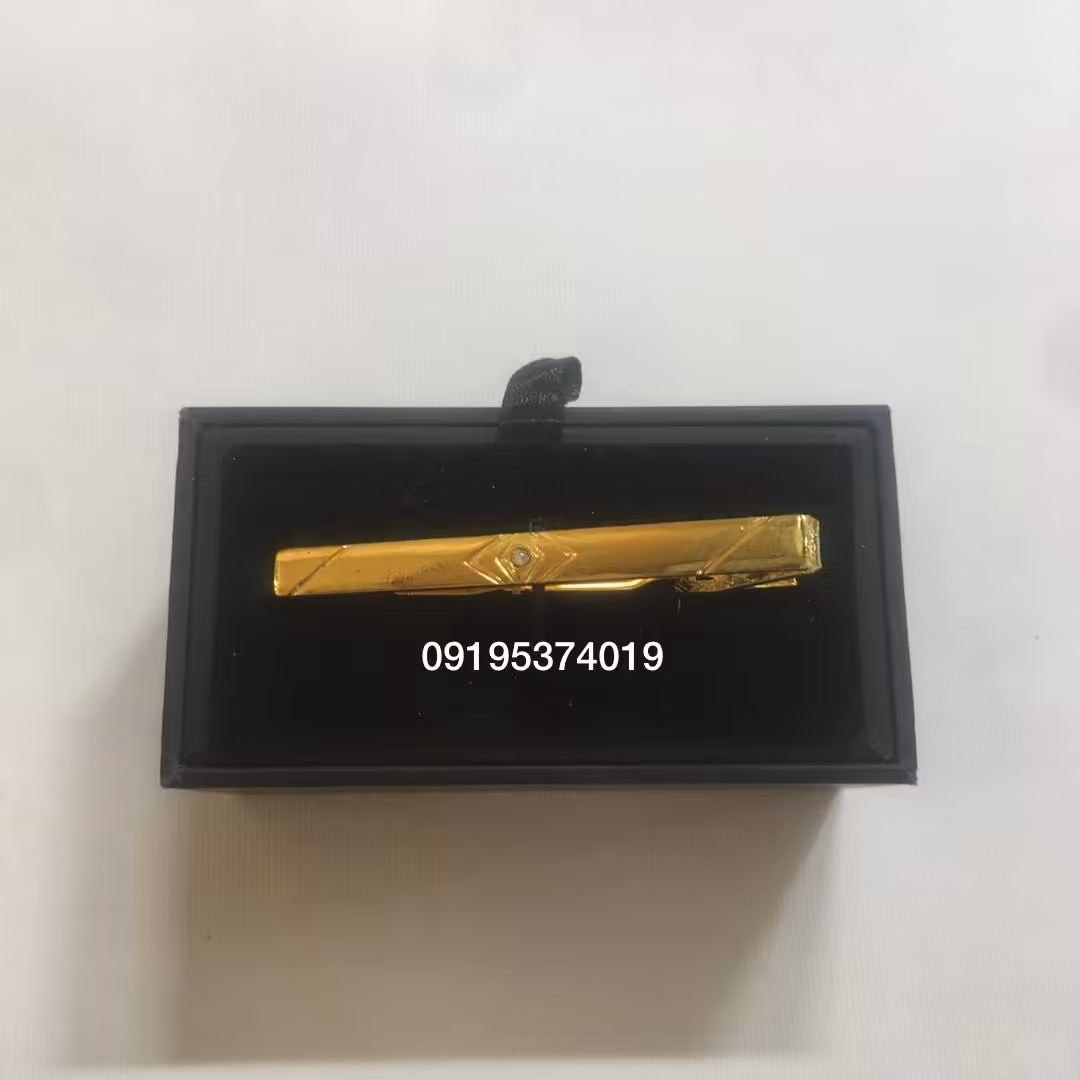 گیره کراوات روکشطلا