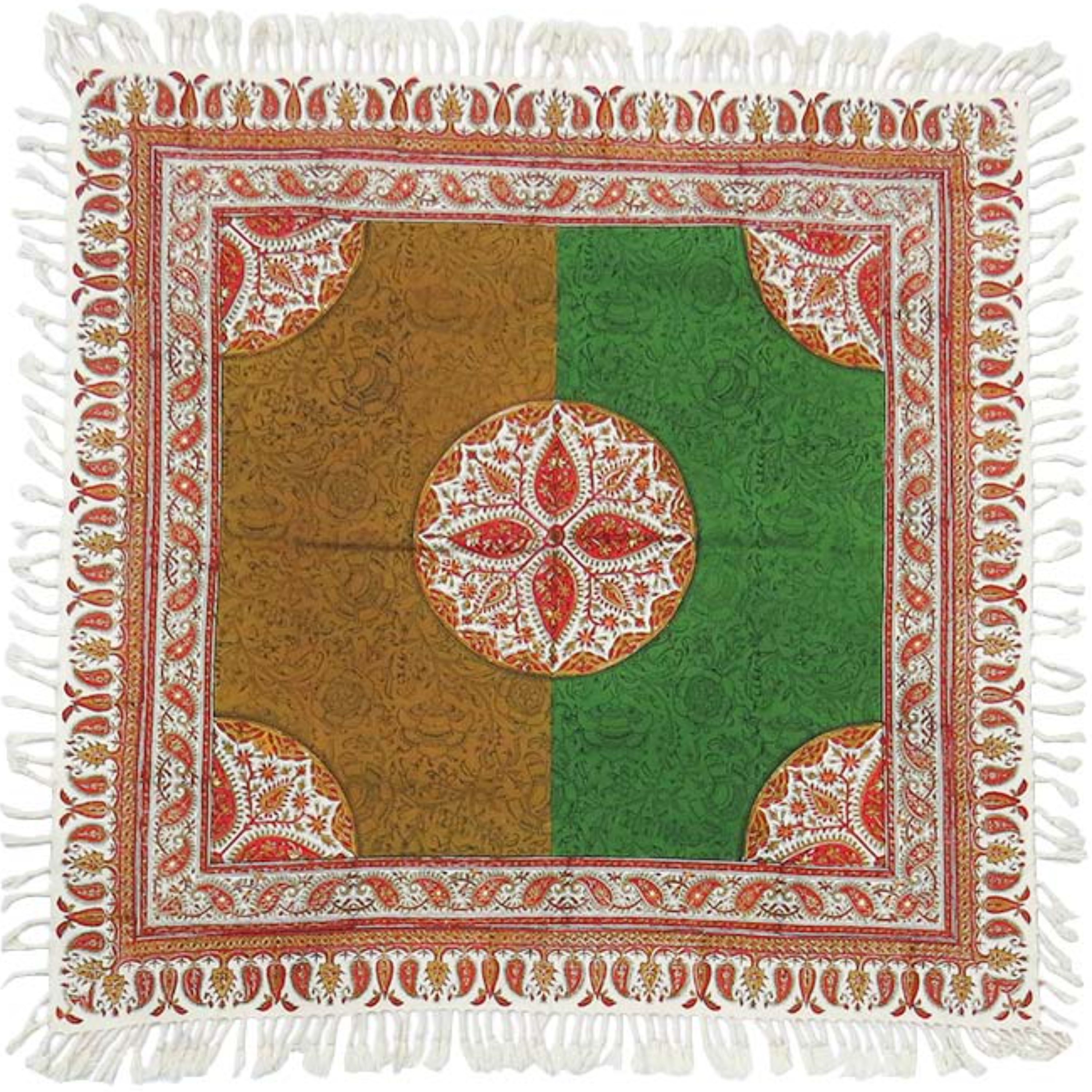 رومیزی قلمکار اعلا سایز 80 در 80 سانتی متر