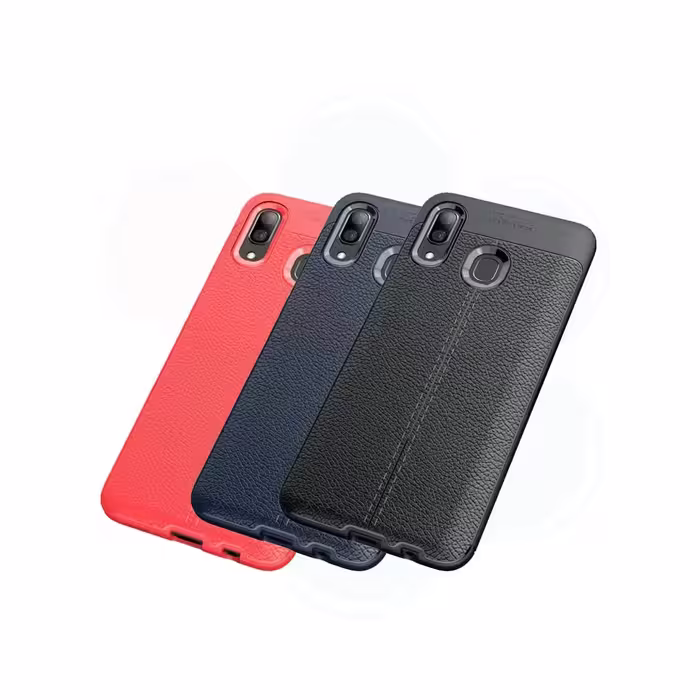 کاور طرح چرمی اتو فوکوس گوشی سامسونگ Samsung Galaxy A30