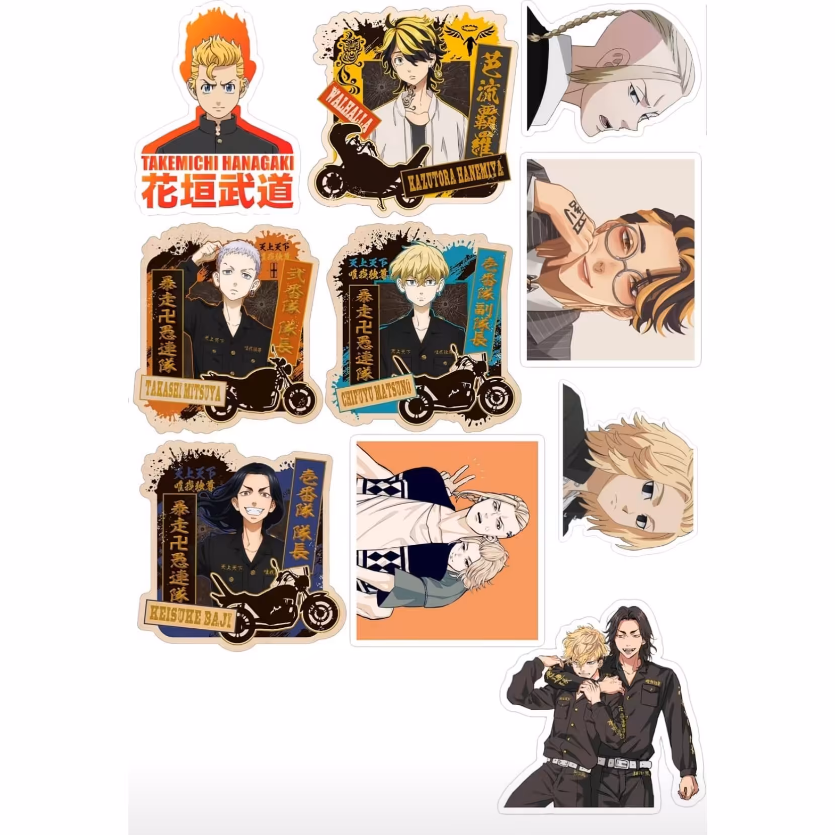 استیکر انیمه ای طرح انتقام جویان توکیو 