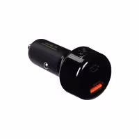 شارژر فندکی 52.5W فست و PD دو پورت KF SENIOR مدل TH-152 - مشکی(گارانتی یکساله )