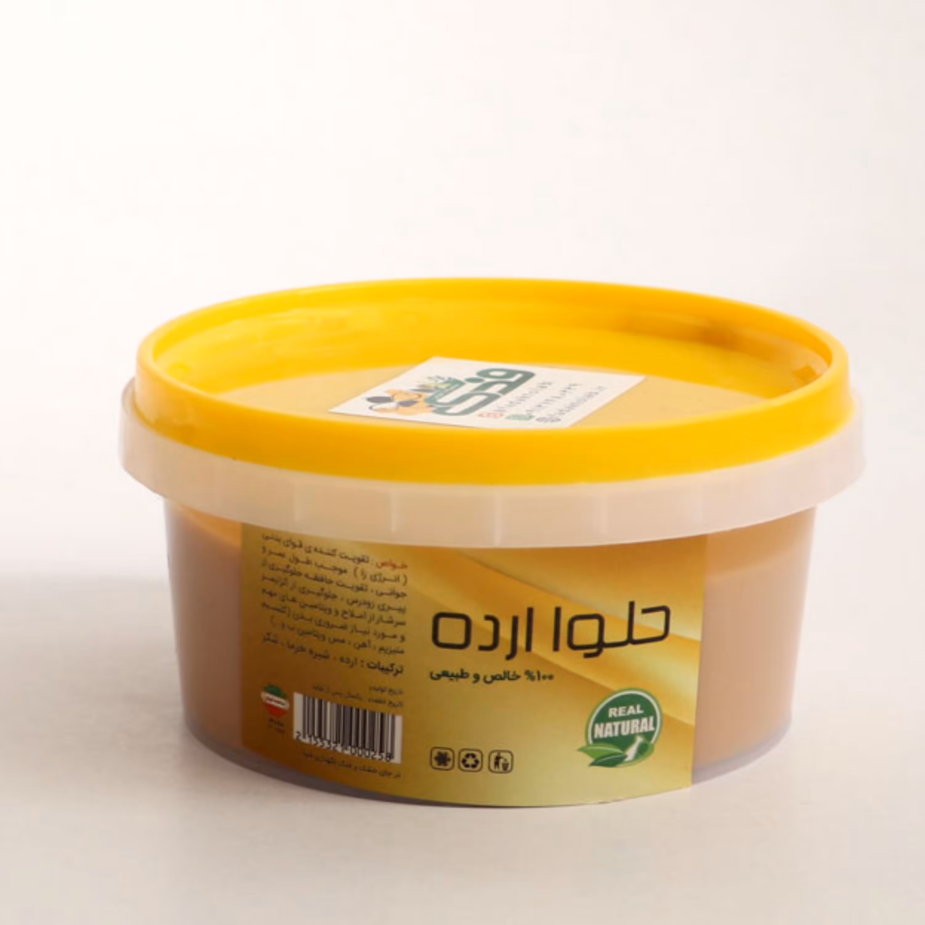 حلوا ارده شکری با شیره خرما فدک (450گرم)