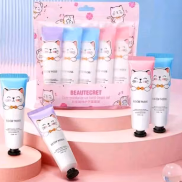 پک 5 عددی کرم دست گربه ای پنج تا کرم دست گربه ای