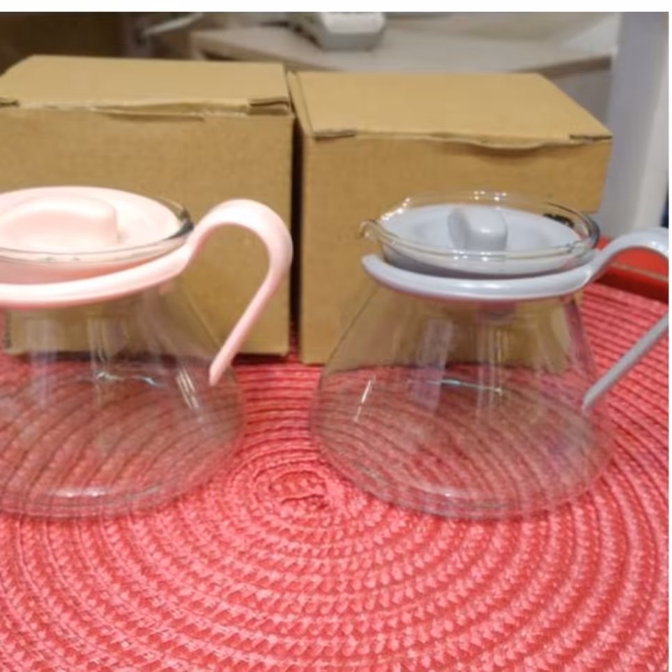 قوری زعفران رنگ طوسی