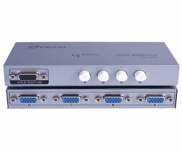 سوییچ VGA چهار پورت دی تک مدل دی تی 7034