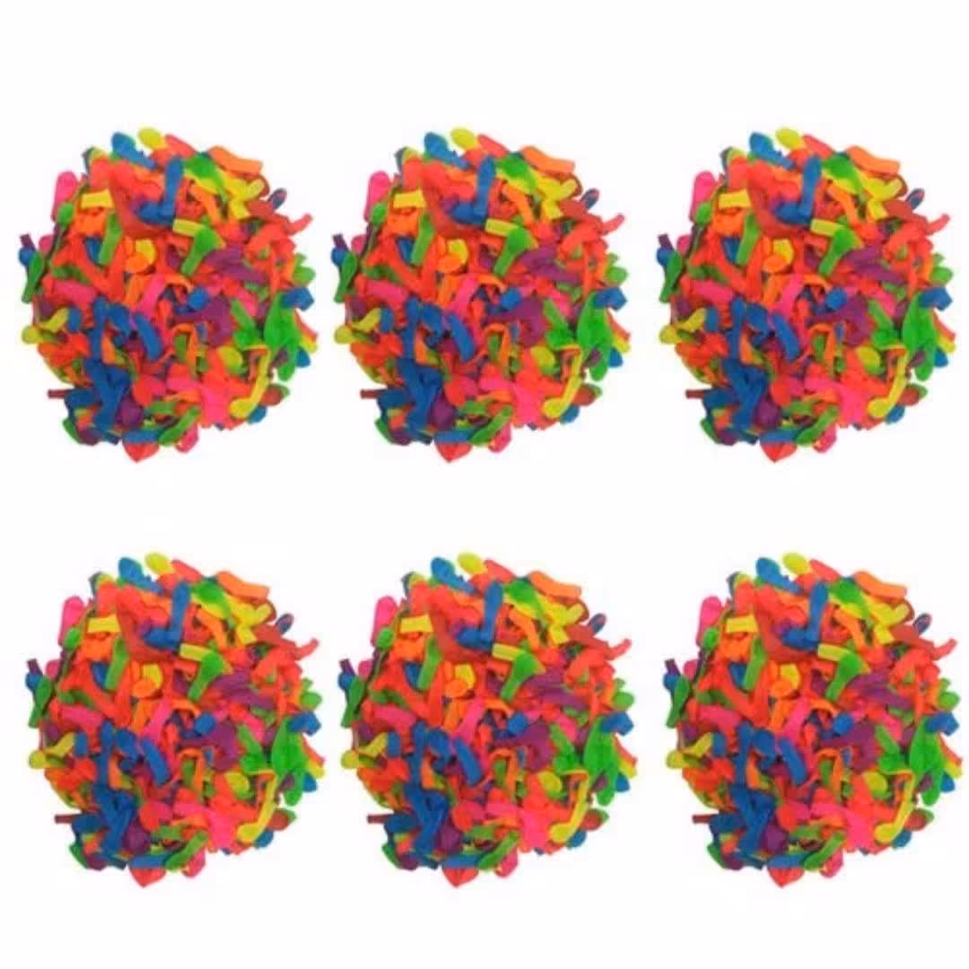 
بادکنک آب بازی 6 بسته 500 عددی رنگ جور
