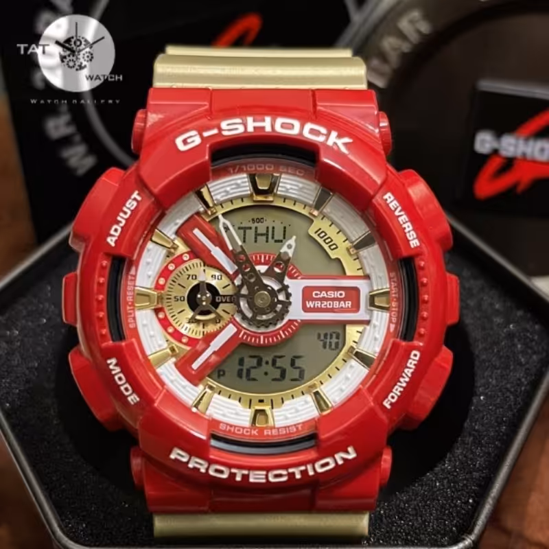 ساعت مچی جی شاکGA110 کیفیت مسترکوالیتی با جعبه و گارانتی یک ساله G-Shock در 50 رنگبندی