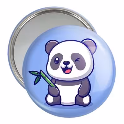 آینه جیبی خندالو مدل حیوانات بامزه پاندا کد 25420