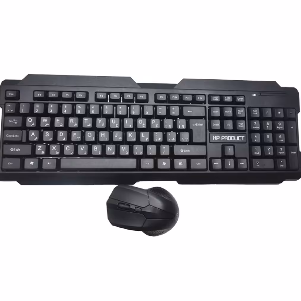 کیبورد و موس بی سیم ایکس پی مدلXP-W4200G  کیبورد و ماوس XP-w4200G