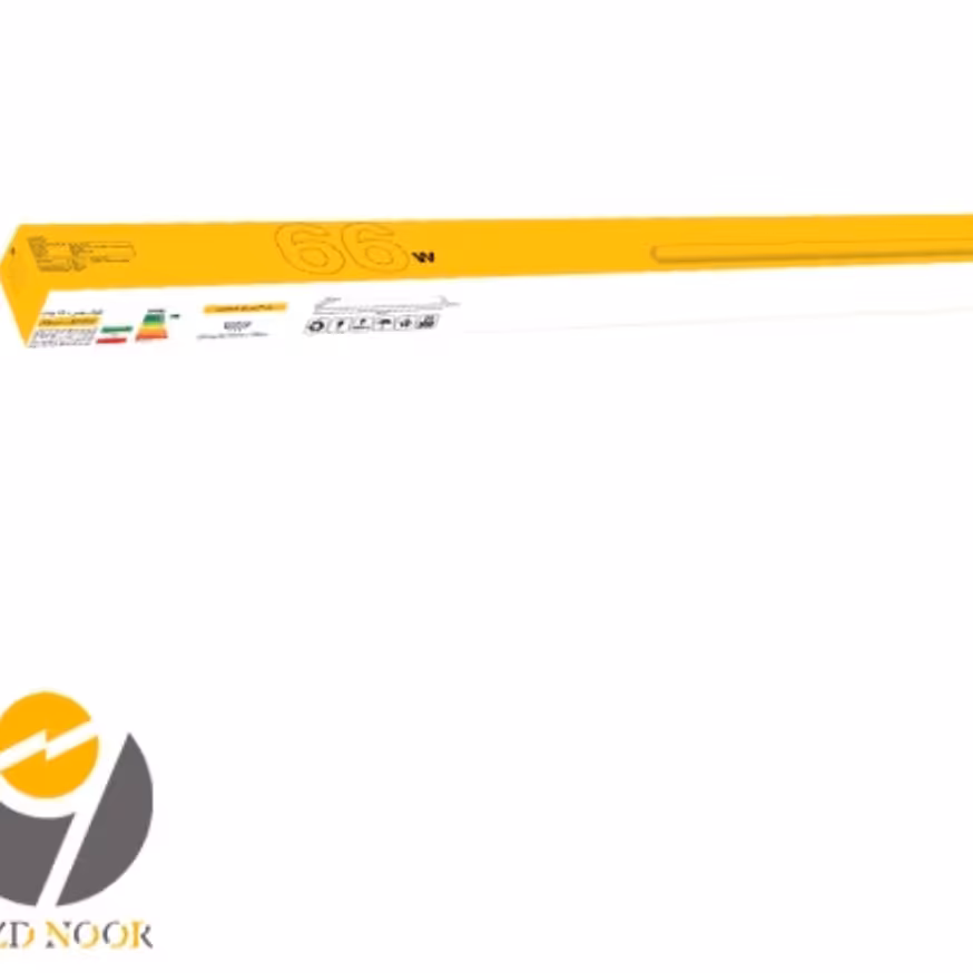 براکت(چراغ خطی)  ال ای دی 66 وات بدنه مشکی نور نچرال (نورطبیعی) یزدنور