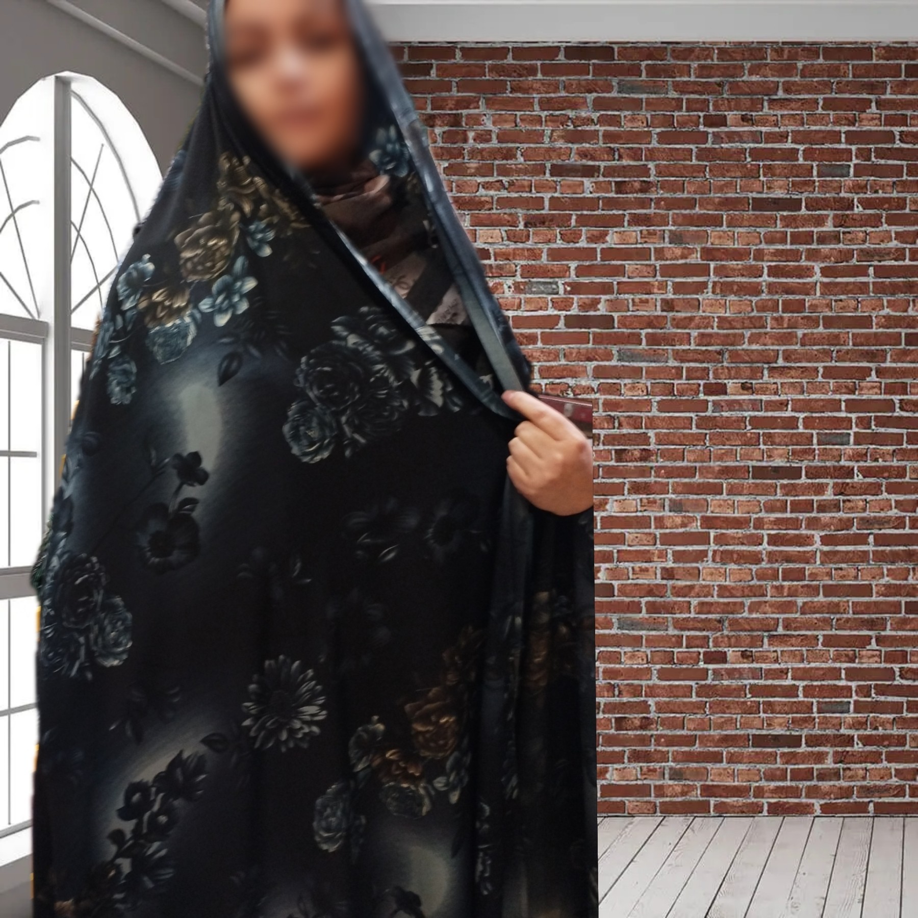 پا ر چه ی چادر رنگی شب نما ی وال هندی